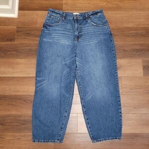 Oliver Logan Wide Leg Mid Rise Jeans